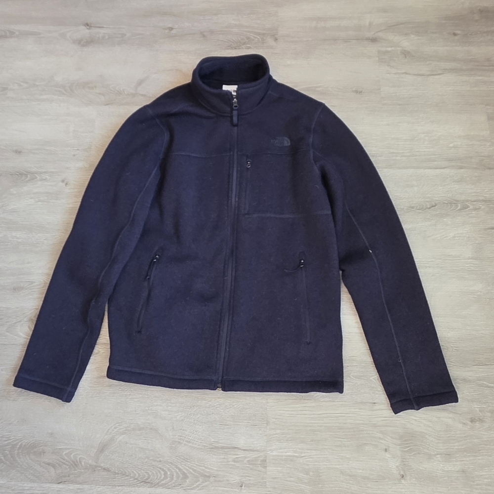 The North Face Men's Sweater Fleece Blue Jacket Size Small